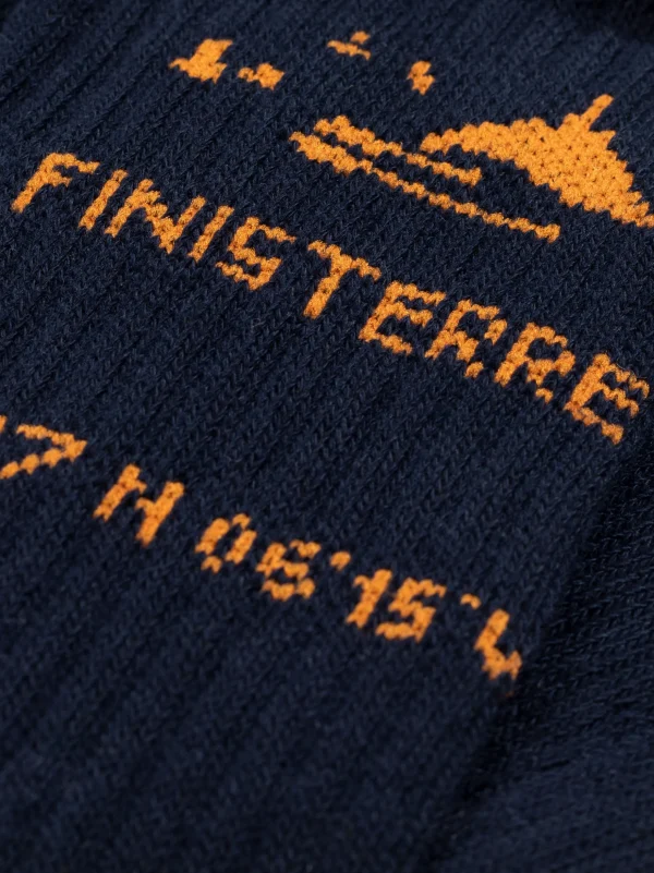 Socks*Finisterre Rossby Sports Sock Navy/Flame