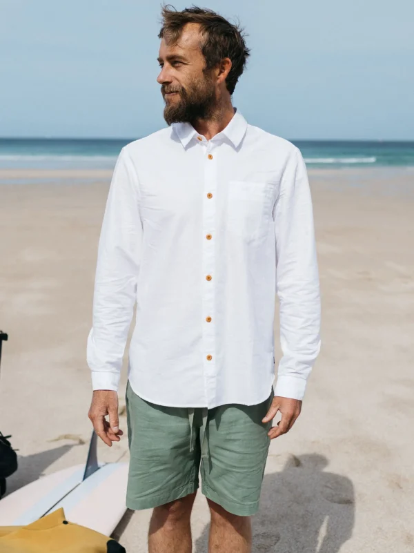 Shirts*Finisterre Skyline Shirt White