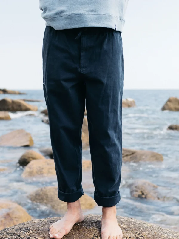 Trousers & Jeans*Finisterre Tonkin Drawcord Trouser Navy