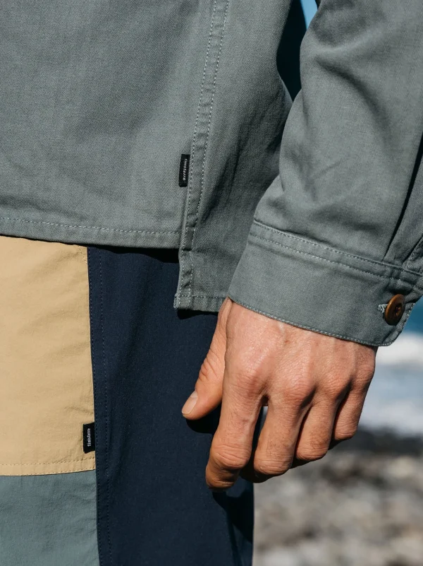 Shirts*Finisterre Tonkin Work Shirt Deep Sea