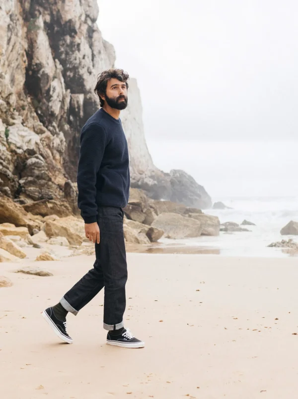 Sweatshirts & Hoodies*Finisterre Ursus Pile Fleece Sweatshirt Navy