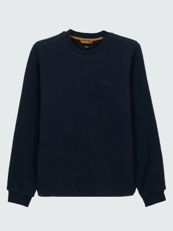 Sweatshirts & Hoodies*Finisterre Ursus Pile Fleece Sweatshirt Navy