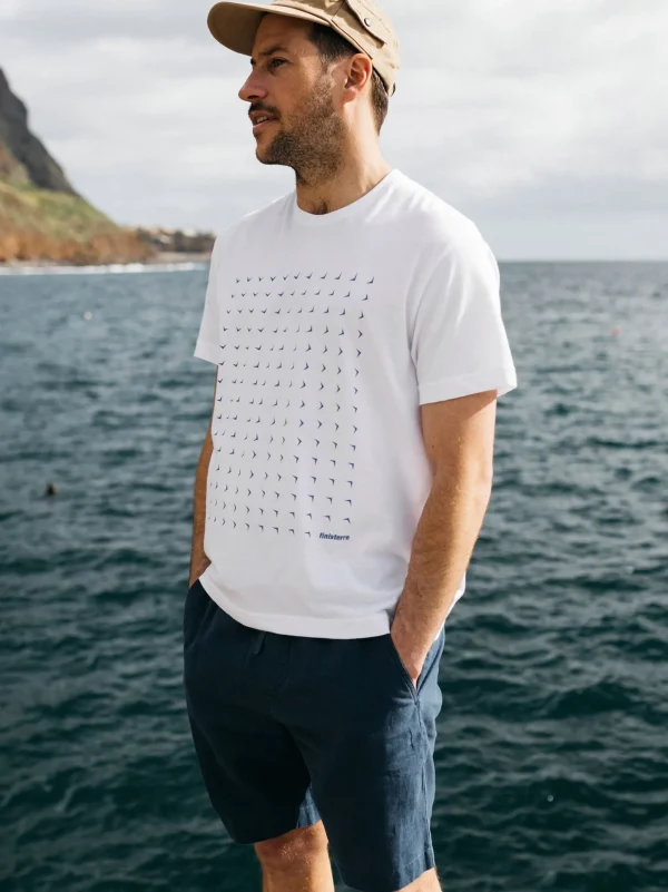 T-Shirts*Finisterre Windscape T-Shirt White