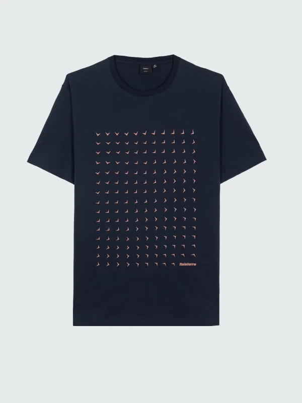 T-Shirts*Finisterre Windscape T-Shirt Navy