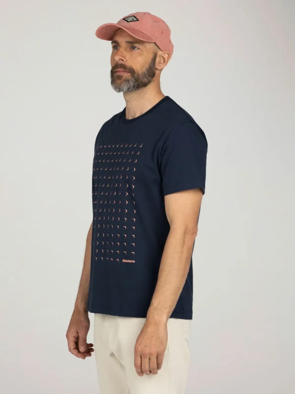 T-Shirts*Finisterre Windscape T-Shirt Navy