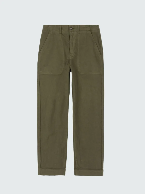 Trousers & Jeans*Finisterre Yarrel Canvas Trouser Olive