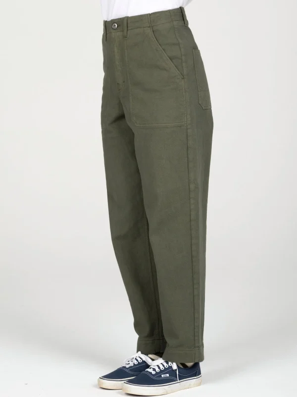 Trousers & Jeans*Finisterre Yarrel Canvas Trouser Olive