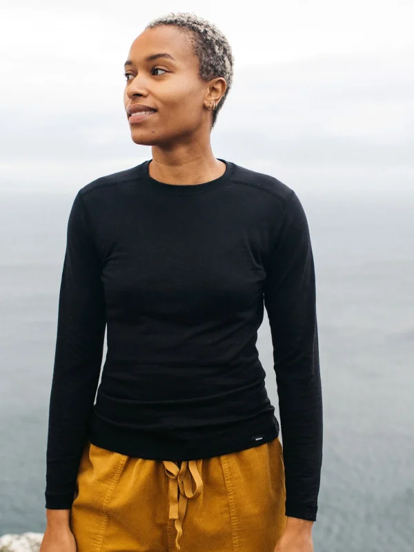 Leggings & Base Layers*Finisterre Zephyr Merino Wool Base Layer Black