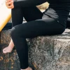 Leggings & Base Layers*Finisterre Zephyr Merino Wool Leggings Black