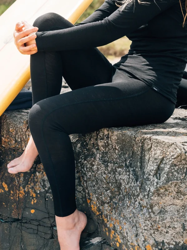 Leggings & Base Layers*Finisterre Zephyr Merino Wool Leggings Black